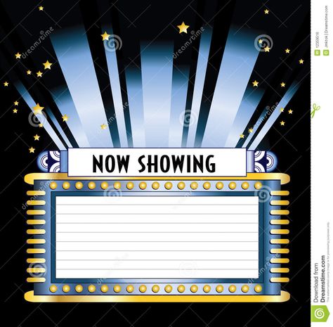 Broadway Movie Marquee - Download From Over 26 Million High Quality Stock Photos, Images, Vectors. Sign up for FREE today. Image: 12359516 Movie Marquee Sign, Art Deco Vector, Broadway Theme, Movie Marquee, Yearbook Covers, Yearbook Themes, Glastonbury Festival, Marquee Sign, Video Studio