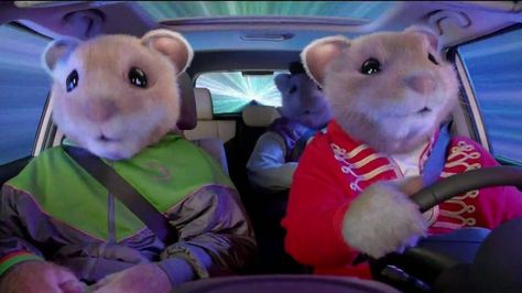 2013 Kia Soul Hamsters TV Commercial, 'Bright Lights' - iSpot. Kia 2017, A Hamster, Best Commercials, Drive Through, Kia Soul, Ford Thunderbird, Hamsters, Tv Commercials, Car Humor