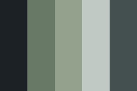 Black And Green Pallete, Black And Green Color Scheme, Color Palette Green Black, Sage Green Black Color Palette, Green Black Palette, Green And Black Colour Palette, Slytherin Color Palette, Color Pallets Green, Grey Green Color Palette