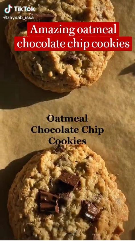 Chocolate Chip Oatmeal Cookies Recipes, Cookie Recipe Without Baking Soda, Microwave Oats, Oatmeal Cookies Recipes, Oatmeal Chocolate Chip Cookies Recipe, Oatmeal Cookie Recipes Healthy, Amaretti Cookie Recipe, Oats Cookies, Dairy Business