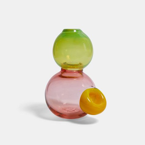 Sticky Glass x EP Bubbler Pipe in Sour Peach Cute Bong, Bubbly Personality, Bubbler Pipe, Metal Art Jewelry, Pipe Shop, House Guests, The Giving Tree, Glass Bong, Puff And Pass