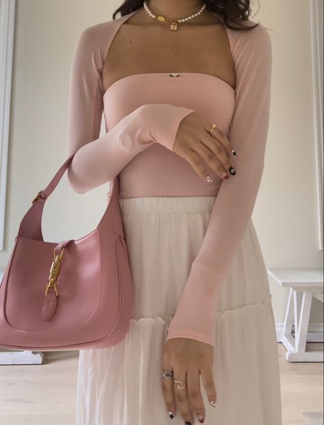 #bolero #pink #babypink #gucci #guccihandbags #balletcore #whiteskirt #brandymelville #brandymelvilleoutfits #ratboi #boleroset #vegasnails #nails #outfits #fashion #ootd #outfitideas #coquette #cottagecore #spring #springoutfit Pink Bolero Outfit, Ballet Bolero, Pink Bolero, Cottagecore Spring, Coquette Cottagecore, Pretty Clothes, Outfits Fashion, Fit Check, Brandy Melville