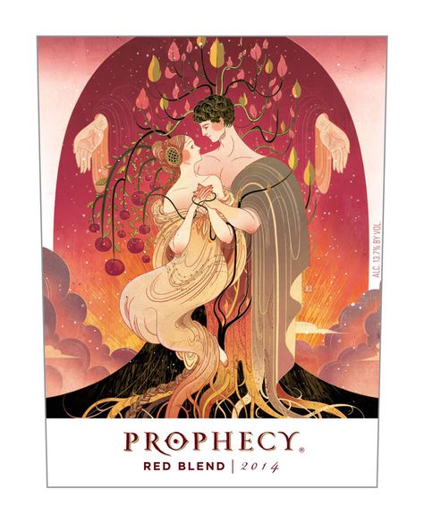 Victo Ngai, Megan Hess, Wine Art, Wine Labels, Wine Label, Label Design, Digital Illustration, Beautiful Art, Art Nouveau