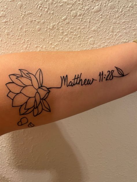 Matthew 11:28 Matthew 21:22 Tattoo, Mathew 6 Verse 34 Tattoo, Matthew 11:28-30 Tattoo, Matthew 14:22-33 Tattoo, Matthew 19:6 Tattoo, Matthew 19:26 Tattoo, Matthew 11:28 Tattoo, Matthew 28 20 Tattoo, Matthew 11:28