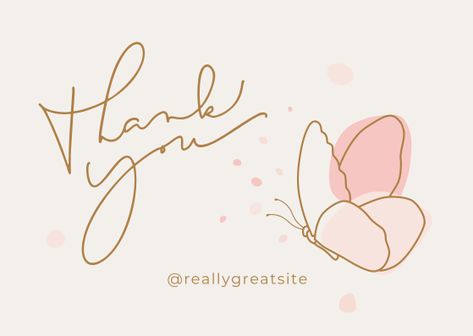 See more templates in my Canva portfolio 👉 https://www.canva.com/p/olegnik/ ⭐️ This design meets the following characteristics: beauty thank you card organic butterfly thank you card pink elegant aesthetic appreciation Pink Elegant Aesthetic, Aesthetic Thank You Cards, Sketch Butterfly, Beauty Sketch, Canva Portfolio, Elegant Illustration, Thank You Template, Elegant Aesthetic, Thank You Card Template