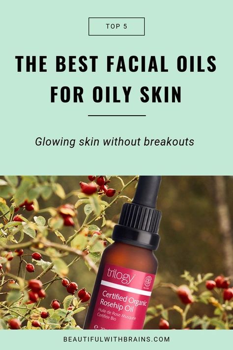 Facial oils are great for hydrating any skin type but oily skin can have problems with some oils. Click this pin for the best facial oils for oily skin so you can have glowing skin without breakouts. #skincare #skincareproducts #oilyskin Best Facial Oils, Facial Oils, Normal Skin Type, Skin Care Masks, Treat Acne, Oily Skin Care, Beauty Skin Care Routine, How To Treat Acne, Anti Aging Skin Products