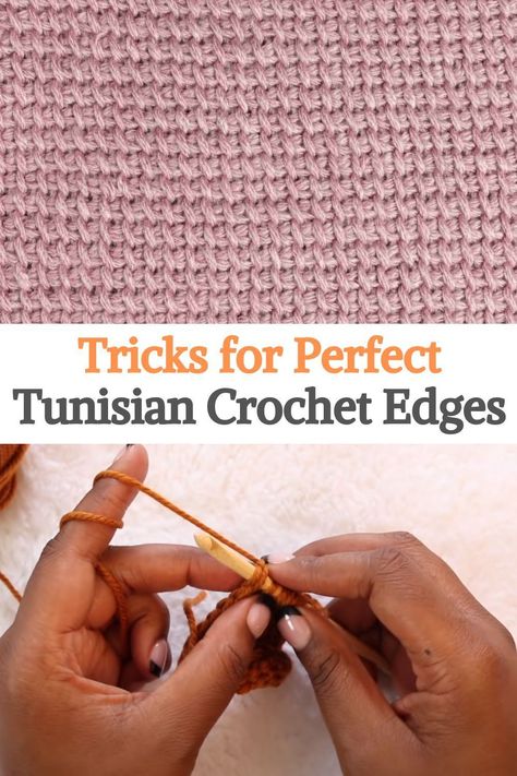 Borders For Tunisian Crochet, Tunisian Crochet Blanket Border, Reversible Tunisian Crochet Stitches, Tunisian Crochet Borders, Tunisian Crochet Scarf Pattern Free, Free Tunisian Crochet Patterns, Tunisian Crochet Projects, Tunisian Full Stitch, Tunisian Crochet Scarf