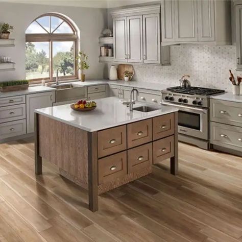 5 Best LVP Flooring Colors For Kitchen: Modernize Dining Marble Mosaic Floor, Floor Types, Farmhouse Flooring, Ceramic Floor Tile, Lvt Flooring, Vintage Cabin, Porcelain Mosaic Tile, Luxury Vinyl Plank Flooring, Wood Look Tile