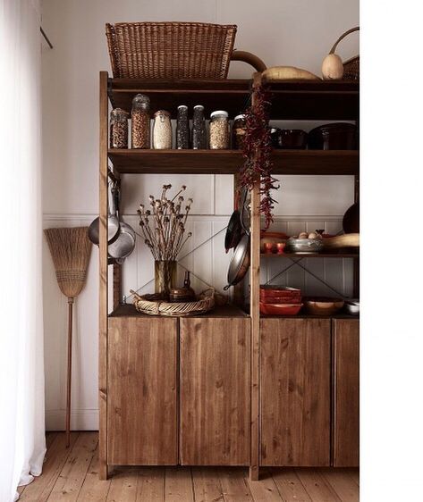 At $70 each, you can stock up on a bunch to create a full-on storage unit that people will truly think is designer. Check out these amazing hacks. #hunkerhome #ikea #ikeahack #diyikeahack #diy Ikea Ivar Shelves, Ivar Ikea Hack, Ikea Ivar Cabinet, Ikea Tarva Dresser, Ideas Habitaciones, Pine Cabinets, Ikea Ivar, Diy Ikea Hacks, An Education