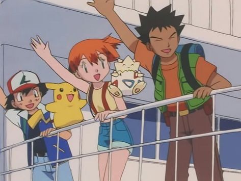 Ash Brock And Misty, Ash Misty Brock, Ash Misty And Brock, Misty And Brock, Brock Pokemon, Pokémon Icons, Pokemon Misty, Every Pokemon, Ash Misty