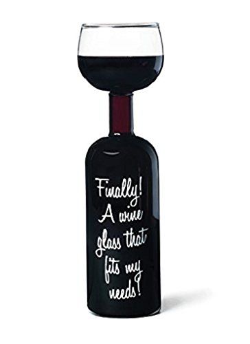 Ultimate Wine Bottle Glass gift, for those serious drinkers that don't mess around. Giant Wine Glass, Funny Wine Glasses, One Glass Of Wine, Funny Boyfriend Gifts, Fun Wine Glasses, Wine Snob, Wine Funny, Large Wine Glass, Wine Decor