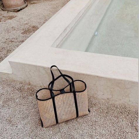 Tera Sassin (@terasassin) • Instagram photos and videos Summer Road Trips, Black Rattan, Vacation Bag, Summer Road Trip, Everyday Tote, Sun Kissed, Medium Bags, Womens Tote, Neutral Tones