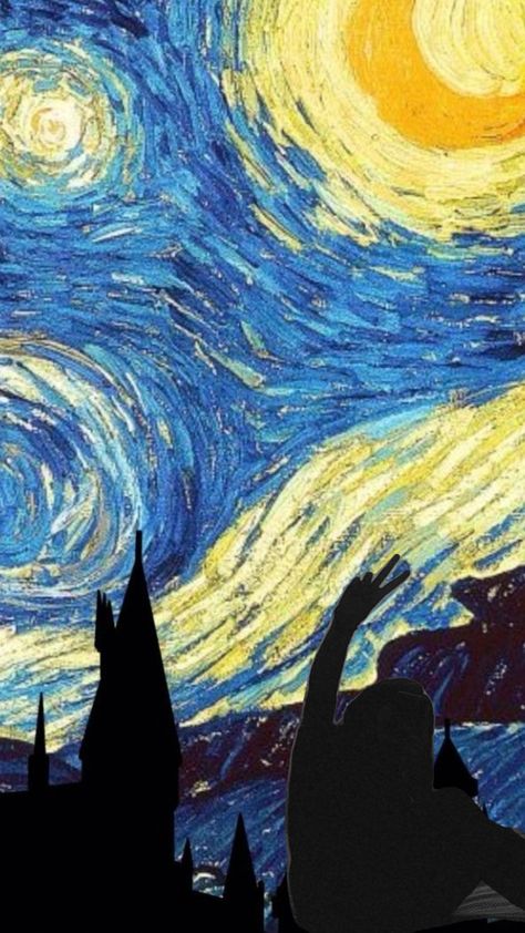 Paintings Tumblr, Van Gogh Wallpaper, Starry Night Wallpaper, Digital Art Software, Starry Night Art, Alchemy Art, Vincent Van Gogh Art, Arte Van Gogh, The Starry Night