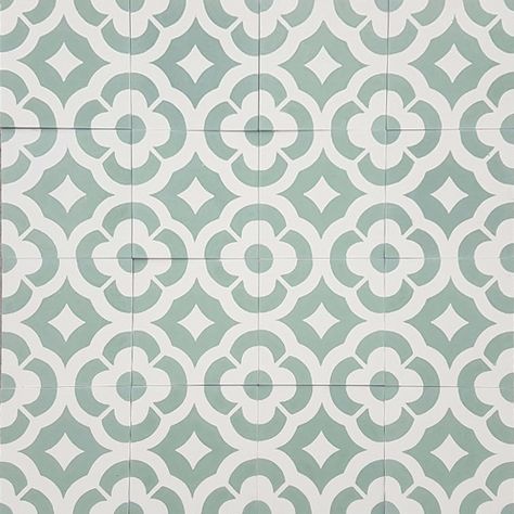 Green Tile Pattern, Azulejos Pattern, Green Pattern Floor Tiles, Green Pattern Tile, Pattern Batik, Tile Design Pattern, Floor Texture, Tile Texture, Texture Inspiration