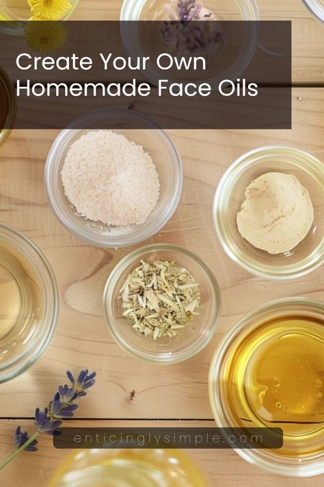 Making your own homemade face oils is easier than you think! Use natural ingredients to customize the oils based on your skin's specific needs. From combating dryness to promoting a glowing complexion, you can blend carrier oils and essential oils to suit your preference and boost nourishment. This simple process allows you to gain radiant skin while enjoying the flexibility of organic materials in your beauty routine. Discover tips and tricks to effectively formulate your own perfect oil blend best suited for your unique skin. Homemade Oils For Skin, Diy Face Oil Recipe, Homemade Face Oil, Face Oil Recipe, Natural Hygiene, Non Comedogenic Oils, Essential Oils For Face, Natural Oils For Skin, Natural Beauty Remedies