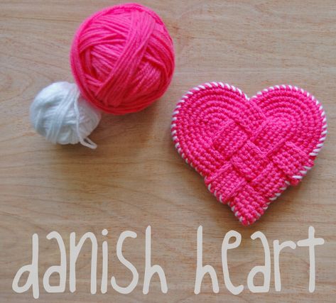 mon makes things: Crochet-Along: Danish Heart Danish Heart, Scandinavian Holiday, Scandinavian Holidays, Crochet Dreams, Crochet Hearts, Crochet Heart, Square Patterns, Heart Pattern, First Choice