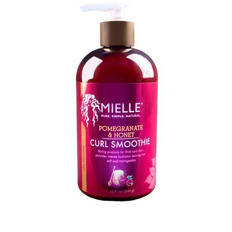 The Pomegranate & Honey Collection - Mielle Curl Smoothie, Oil For Curly Hair, Dry Conditioner, Mielle Organics, Coconut Oil Hair Mask, Babassu Oil, Coconut Oil Uses, Coconut Oil Hair, Benzoic Acid