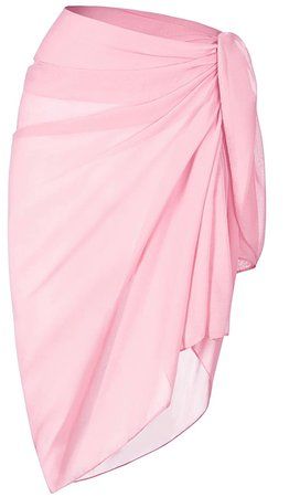 coverup | ShopLook Pink Sarong, Swimsuit Coverup Skirt, Blue Sarong, Shawl Scarf Pattern, Sarong Dress, Pink Bathing Suits, Coverup Skirt, Bathing Suit Covers, Beach Skirt