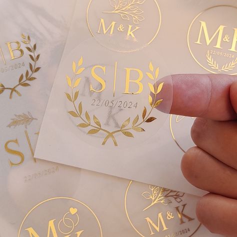 Monogrammed envelope seals and wedding favor stickers in silver, gold, rose gold. Perfect for your wedding day! #weddingfavors #weddinginvitations . #Stickers_Wedding #Foil_Stickers #Wedding_Favor_Stickers #Event_Gifts Custom Hard Hats, Blush Peony, Stickers Wedding, Foil Stickers, Gold Foil Wedding, Wedding Favor Stickers, Black Invitation, Event Gifts, Diy Holiday Decor