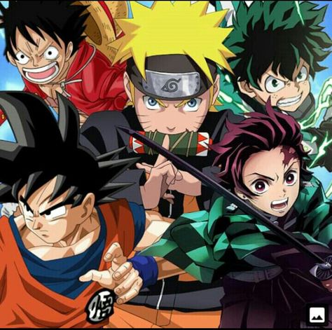 Big Three Anime, Big 3 Anime, Anime Multiverse, Goku 2, Chibi Marvel, Anime World, All Anime Characters, Naruto And Sasuke Wallpaper, Anime Group