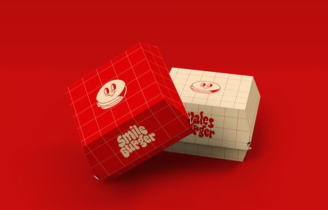 Griller Burger® on Behance Diner Branding, Burger Branding, Burger Packaging, Burger Box, Brand Identity Logo, Brand Consistency, Danang, Font Inspiration, Box Packaging Design