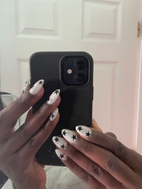 Women Nails Designs, Tomboy Nails, Nails Designs Simple, Short Acrylic, Nails Summer, Star Nails, Simple Nail Designs, Short Acrylic Nails, Nails Designs