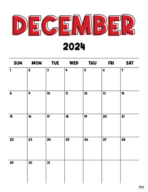 The busiest month of every year is here! Stay organized the entire month with one of 50 printable December 2024 calendars! Print from home! Printable December Calendar, December Printable, Calender Printables, Free Planner Pages, Printable Calendar Pages, Christmas Word Search, Letter Templates Free, Monthly Planner Template, December Calendar