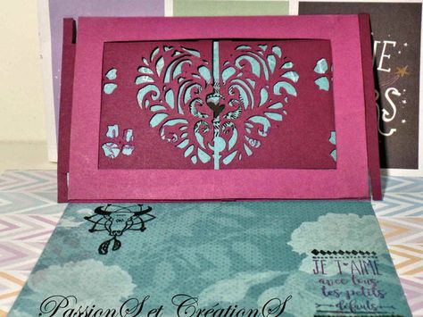 Carte - Tampons - Transparent - 2017 - Amour - Miss Crea - La Fourmi Creative - Coeur - Fleur - Scrap - Fait Main - Fait Maison - Tuto - Youtube - Test Tampons Transparents, Frame, Home Decor, Home Décor