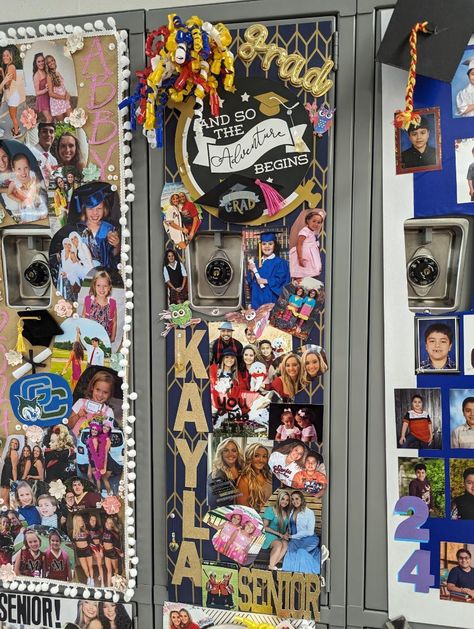 Senior Volleyball Locker Decorations, Senior Locker Ideas, Senior Baskets, Cheer Locker Decorations, Volleyball Locker Decorations, Locker Room Decorations, Senior Year Planning, Volleyball Locker, Senior Year Things