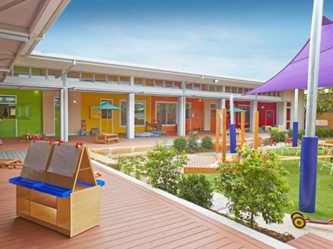 Child Care Center Design, Materials Architecture, Daycare Rooms, Resene Colours, Preschool Designs, Daycare Decor, School Building Design, Daycare Design, Kindergarten Design