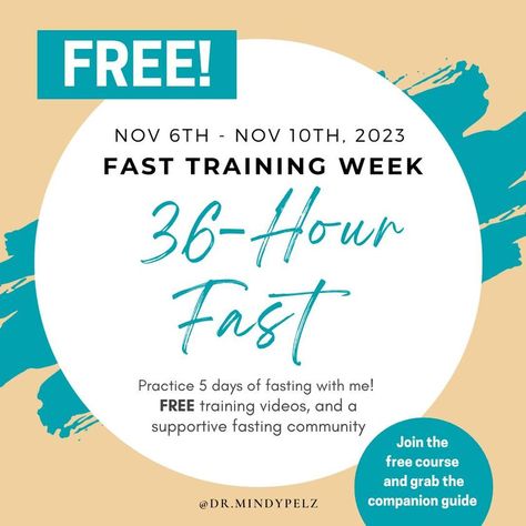 Fasting Challenge, Dr Mindy Pelz, 24 Hour Fast, Training Videos, Free Courses, Free Training, Training Video, Next Week, Focus On