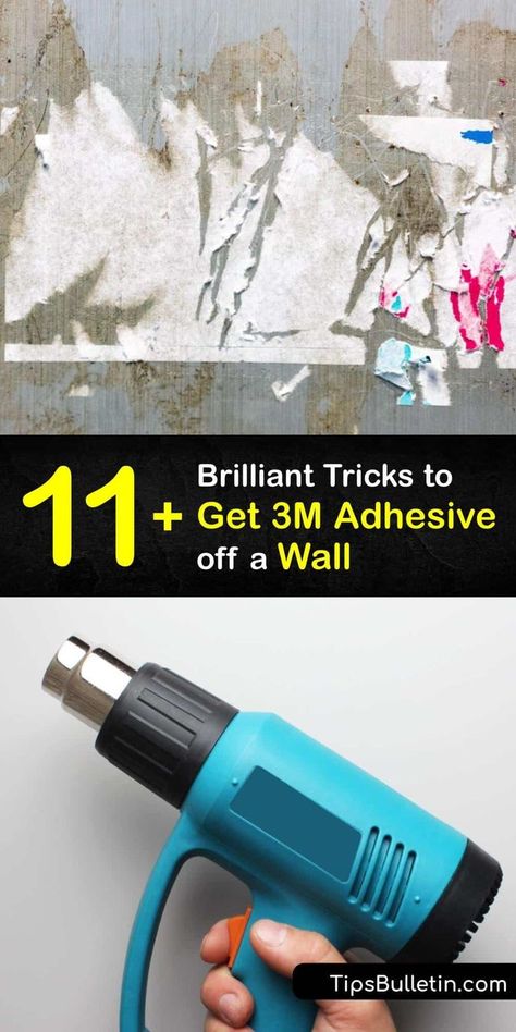 Don’t panic if you’re struggling to remove double sided tape residue or 3M adhesive hooks from your wall or car paint. Use simple home remedies to lift adhesive residue effortlessly. Clean sticky residue with dental floss, white vinegar, baking soda, and more. #remove #adhesive #walls #3m Get Stickers Off, How To Remove Adhesive, Remove Sticky Residue, Diy Household Cleaners, How To Remove Glue, Mom Truth, House Keeping, Adhesive Hooks, Diy Cleaning Solution