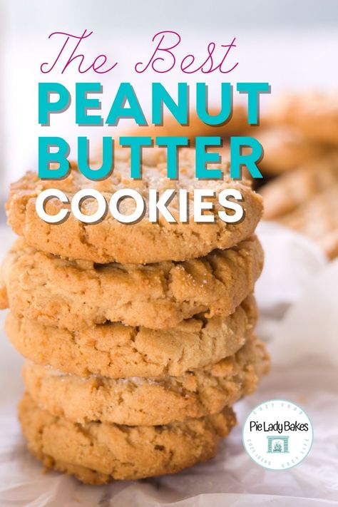 Peanut Butter Cookie Recipe Soft, Easy Baking Recipe, Homemade Peanut Butter Cookies, Soft Peanut Butter Cookies, Butter Cookie Recipe, Cookie Recipes Chewy, Vegan Peanut Butter Cookies, Best Peanut Butter Cookies, Classic Peanut Butter Cookies