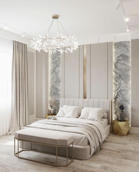 Bedroom Interior Design Luxury, Classy Bedroom, Modern Luxury Bedroom, Dekorasi Kamar Tidur, Luxury Bedroom Master, Bedroom Decor Design, Bedroom Bed Design, Bed Furniture Design, Bedroom Furniture Design