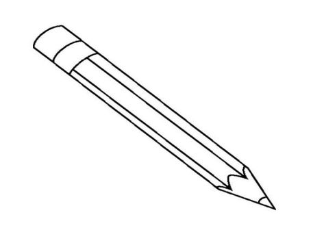 Amazing Picture of Pencil Coloring Page . Pencil Coloring Page Funny School Pencil Coloring Page For Kids Back To With Bitslice #coloring #coloringpages  #printablecoloringpages Cross Black And White, Free Stencils Printables Templates, Pencil Clipart, Stencils Printables Templates, Cute Clip Art, Types Of Pencils, Windows Ideas, Georgia Map, Art Activities For Toddlers