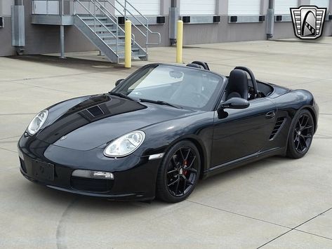 Black 2006 Porsche Boxster 2.7L H6 F 5 Speed Automatic Available Now! for sale Sports Car Convertible, Two Seater Car, Black Convertible Car, Porsche Electric, Porche Car, Porsche Convertible, Porsche 986, Porsche 987, Boxster 987