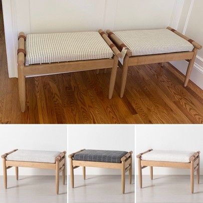 Bench Seating Living Room Small Spaces, Bench For Bedroom Modern, Upholstered Ottoman Bench, Accent Bench Bedroom, End Of Bed Ottoman Master Bedrooms, Wood Bedroom Bench, Bench Bottom Of Bed, End Of Bed Bench King Size, Ottoman At End Of Bed