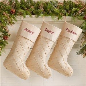 Embroidered Christmas Stocking, White Christmas Stockings, Personalization Mall, Stockings Christmas, Family Stockings, Embroidered Christmas, Stocking Tree, Christmas Stockings Personalized, Holiday Stockings