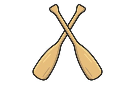 Two Wooden Oars or Paddles in cross sign illustration. Water transportation boat object icon concept. Rowing oars, Boat oar, Water sport. Boat oars design with shadow. Rowing Oars, Wooden Oars, Cross Sign, Boat Oars, Sign Illustration, Phonics Reading, Sport Boats, Water Sport, Paddles