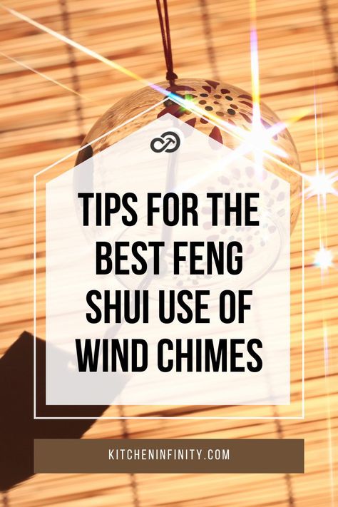 Wind chimes are a great way to improve the flow of energy in your home and bring good luck and protection to your family. When it comes to hanging these objects, the right place to hang your wind chimes depends on their purpose. In this article, we will give you tips on the best feng shui use of wind chimes for your home so that you can improve the energy flow and create good luck for your family. Keep reading to find out more. | Kitchen Infinity Feng Shui Wind Chimes, Feng Shui Your Bedroom, Glass Windchimes, Large Wind Chimes, Bring Good Luck, Glass Wind Chimes, Best Windows, Best Flooring, Good Luck To You