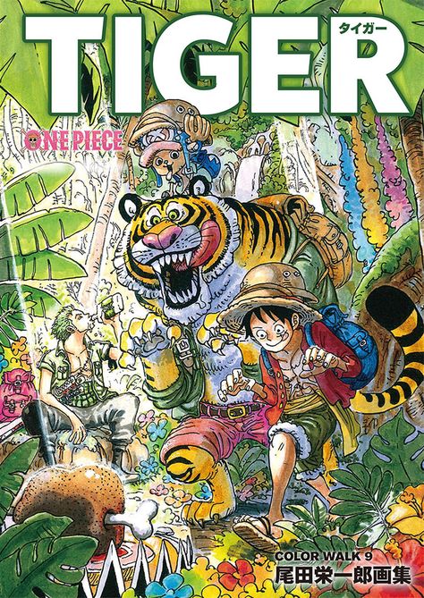 One Piece Aesthetic, Tiger Art, One Piece Drawing, One Piece Fanart, Manga Anime One Piece, Manga Covers, Monkey D Luffy, One Piece Manga, One Piece (anime)