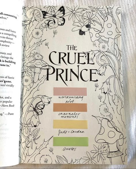 The Cruel Prince Annotation Guide, The Cruel Prince Annotation, Cruel Prince Annotations, Annotation Key, Book Annotation Key, Book Annotation Ideas, Book Annotation Tips, Book Annotating, Annotating Books