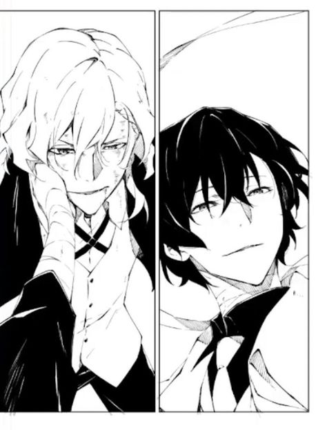 Dazai Bungou Stray Dogs, Chuuya Nakahara, Dazai Osamu, Manga Pages, Bongou Stray Dogs, Stray Dogs Anime, Fanarts Anime, Light Novel, Bungo Stray Dogs