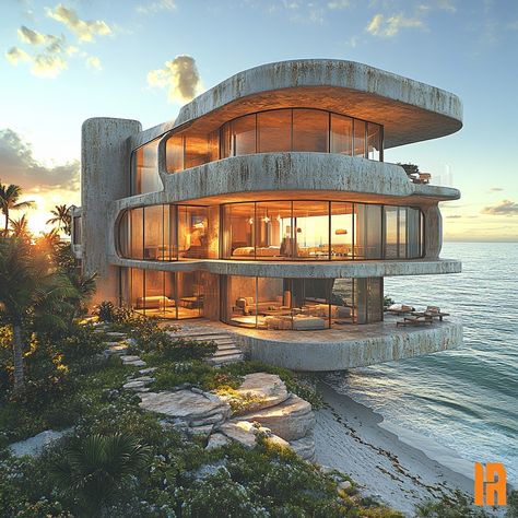 Oasis Springs, Miami Luxury, Luxury Properties, Beach Luxury, Luxury Modern Homes, Architecture Building Design, Miami Beach Florida, Oceanfront Condo, Design Your Dream House