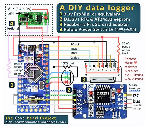 The DIY Arduino datalogger with low power shut down capability (2014) | Underwater Arduino Data Loggers Arduino Display, Arduino Lcd, Arduino Bluetooth, Esp8266 Arduino, Arduino Projects Diy, Diy Arduino, Technology Diy, Robotics Projects, Engineering Science