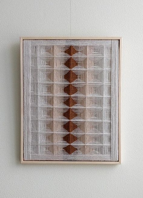 Framed Weaving, Macrame Home Decor, Modern Textiles, Textile Wall Art, Copper Art, Picture Gifts, Statement Wall, Handmade Modern, Custom Wall Art