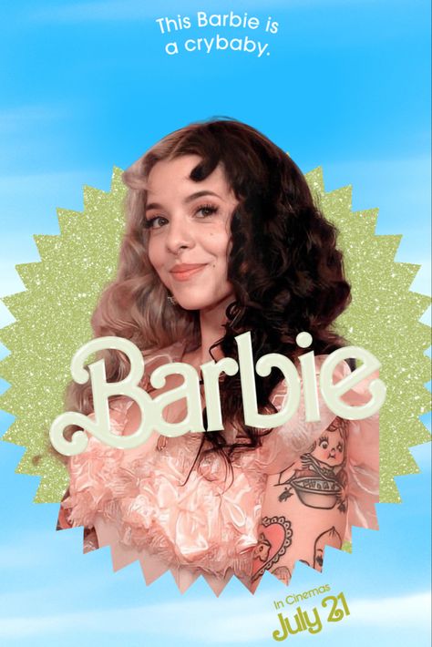 Melanie Martinez Barbie Poster, Melanie Martinez Barbie, Barbie Posters, Barbie Poster, Divas Pop, Melanie Martinez Drawings, Melanie Martinez Photography, Vintage Photo Editing, Drawing Anime Clothes