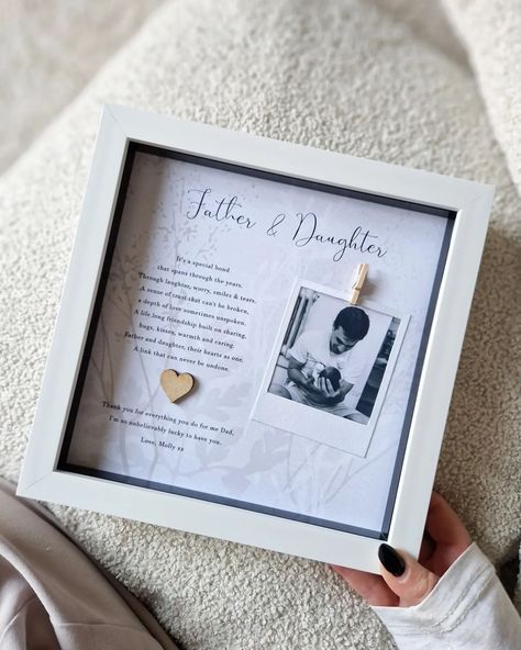 S T U N N I N G G G 🫶🏽 Daddy Gifts | Gift inspo | Father and Daughter Christmas Ideas For Dad From Daughter, Dad Christmas Gift Ideas From Daughter, Christmas Present Ideas For Dad, Diy Christmas Gifts For Dad, Christmas Gifts For Dad, Christmas Present Ideas, Button Heart, Christmas Gift Daughter, Father And Daughter