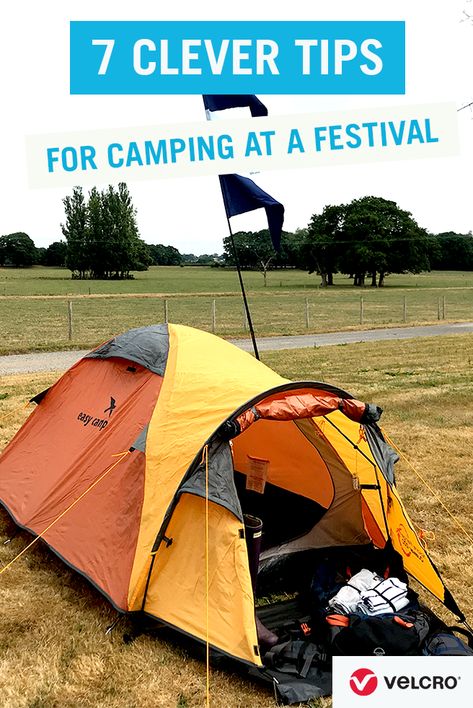 Festival Camping Hacks, Music Festival Camping, Camping Foods, First Time Camping, Camping For Beginners, Reading Festival, Electric Forest, Camping Photography, Festival Camping