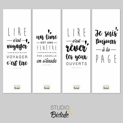 Marque Page Diy, Diy With Kids, Marques Pages, Idee Cricut, Noel Diy, Book Markers, French Quotes, Bookmarks Handmade, Reading Journal